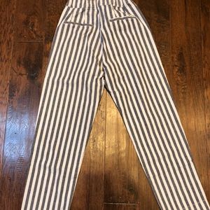 Brandy Melville blue and white pants